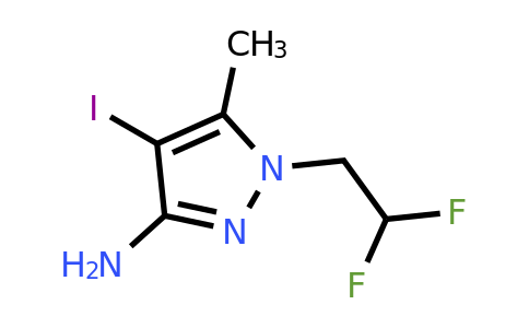CAS 1354706-79-8 | 1-(2,2-Difluoroethyl)-4-iodo-5-methyl-1H-pyrazol-3-amine
