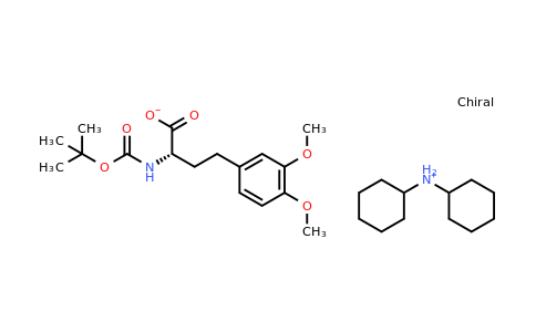 CAS 1354752-74-1 | Dicyclohexylammonium (S)-2-((tert-butoxycarbonyl)amino)-4-(3,4-dimethoxyphenyl)butanoate