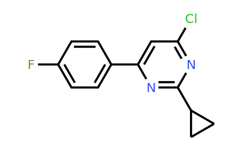 CAS 1354753-95-9 | 4-Chloro-2-cyclopropyl-6-(4-fluorophenyl)pyrimidine