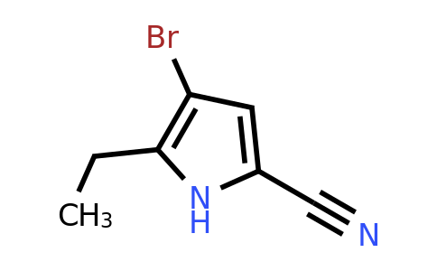 CAS 1354783-31-5 | 4-Bromo-5-ethyl-1H-pyrrole-2-carbonitrile