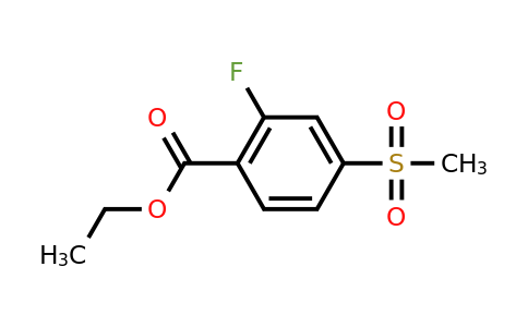 CAS 1354940-65-0 | ethyl 2-fluoro-4-(methylsulfonyl)benzoate