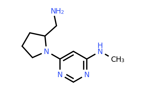CAS 1354952-08-1 | 6-[2-(Aminomethyl)pyrrolidin-1-yl]-N-methylpyrimidin-4-amine
