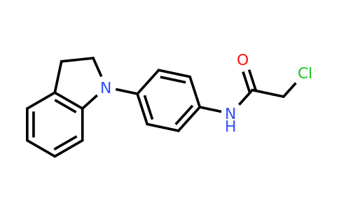 CAS 1354952-30-9 | 2-Chloro-N-[4-(2,3-dihydro-1H-indol-1-yl)phenyl]acetamide