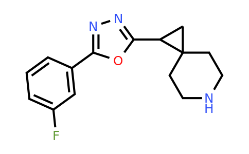 CAS 1354953-30-2 | 1-[5-(3-Fluorophenyl)-1,3,4-oxadiazol-2-yl]-6-azaspiro[2.5]octane