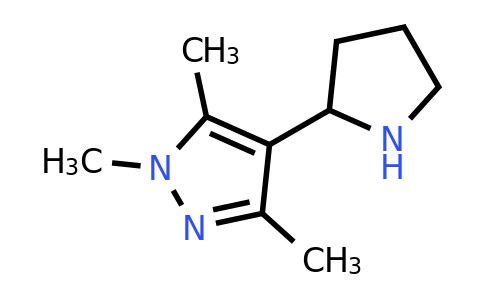 CAS 1354953-49-3 | 1,3,5-Trimethyl-4-(pyrrolidin-2-yl)-1H-pyrazole