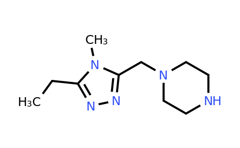 CAS 1354954-06-5 | 1-[(5-ethyl-4-methyl-4H-1,2,4-triazol-3-yl)methyl]piperazine