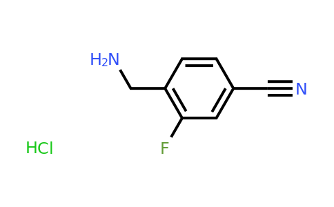 CAS 1354963-08-8 | 4-(Aminomethyl)-3-fluorobenzonitrile hydrochloride