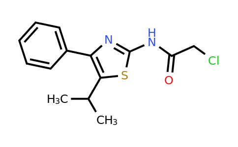 2-Chloro-N-[4-phenyl-5-(propan-2-yl)-1,3-thiazol-2-yl]acetamide