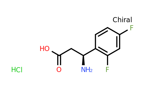 CAS 1354970-73-2 | (3S)-3-Amino-3-(2,4-difluorophenyl)propanoic acid hydrochloride