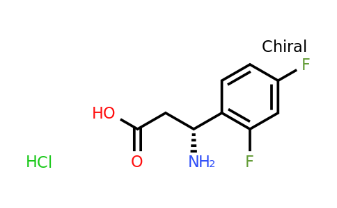 CAS 1354970-81-2 | (R)-3-Amino-3-(2,4-difluorophenyl)propanoic acid hydrochloride