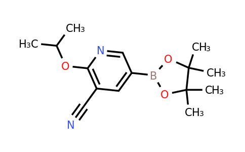 CAS 1355067-82-1 | 2-Isopropoxy-5-(4,4,5,5-tetramethyl-1,3,2-dioxaborolan-2-YL)nicotinonitrile