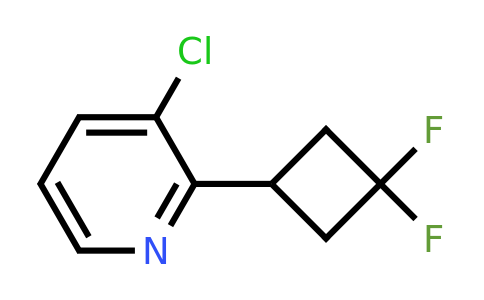 CAS 1355070-38-0 | 3-chloro-2-(3,3-difluorocyclobutyl)pyridine