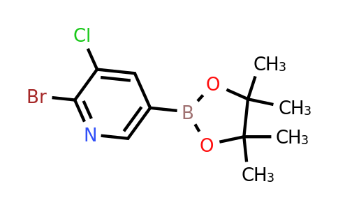 CAS 1355070-59-5 | 2-Bromo-3-chloro-5-(4,4,5,5-tetramethyl-1,3,2-dioxaborolan-2-YL)pyridine