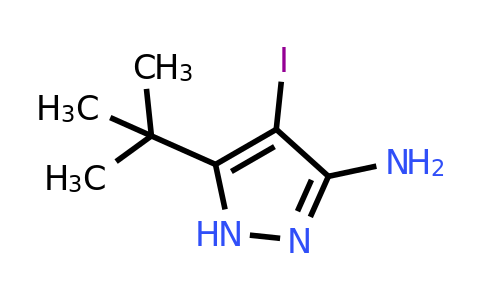 CAS 1355172-18-7 | 5-(tert-Butyl)-4-iodo-1H-pyrazol-3-amine