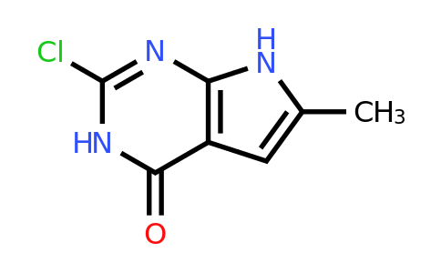 CAS 1355174-81-0 | 2-chloro-6-methyl-3H,4H,7H-pyrrolo[2,3-d]pyrimidin-4-one