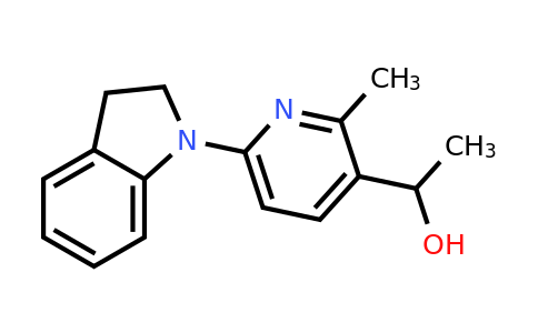 CAS 1355175-51-7 | 1-(6-(Indolin-1-yl)-2-methylpyridin-3-yl)ethanol