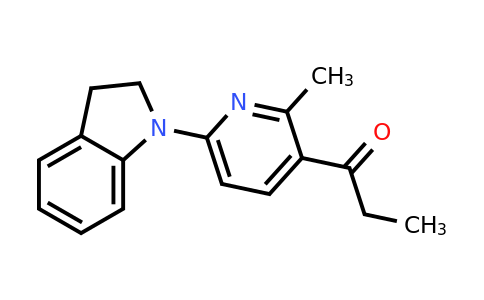CAS 1355177-29-5 | 1-(6-(Indolin-1-yl)-2-methylpyridin-3-yl)propan-1-one