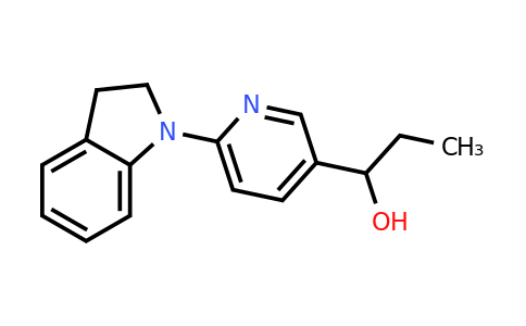CAS 1355177-98-8 | 1-(6-(Indolin-1-yl)pyridin-3-yl)propan-1-ol