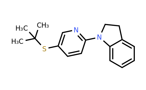 CAS 1355180-04-9 | 1-(5-(tert-Butylthio)pyridin-2-yl)indoline