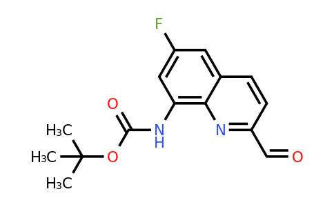 CAS 1355180-44-7 | tert-Butyl (6-fluoro-2-formylquinolin-8-yl)carbamate