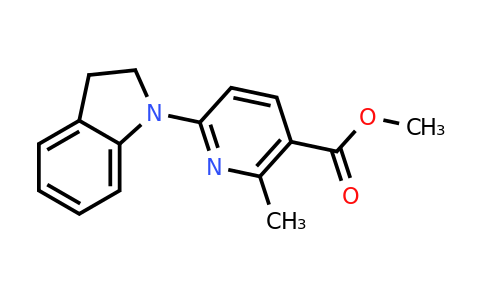 CAS 1355194-65-8 | Methyl 6-(indolin-1-yl)-2-methylnicotinate