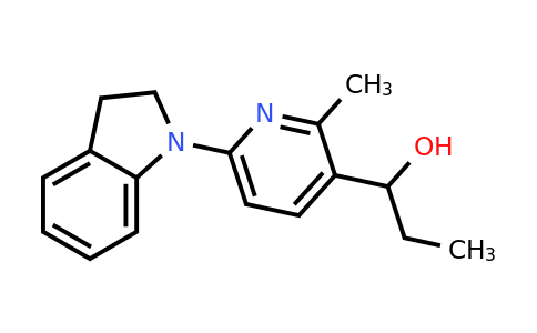 CAS 1355194-76-1 | 1-(6-(Indolin-1-yl)-2-methylpyridin-3-yl)propan-1-ol