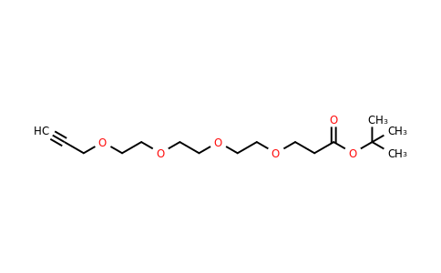 CAS 1355197-66-8 | tert-Butyl 4,7,10,13-tetraoxahexadec-15-yn-1-oate