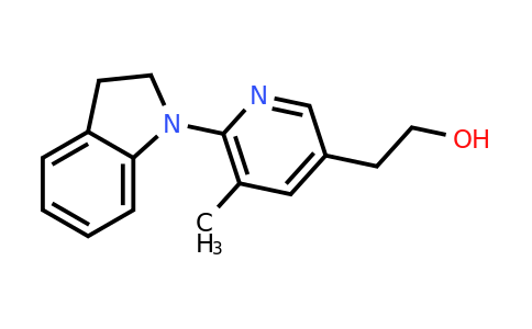 CAS 1355201-79-4 | 2-(6-(Indolin-1-yl)-5-methylpyridin-3-yl)ethanol