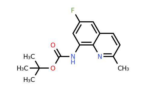 CAS 1355202-92-4 | tert-Butyl (6-fluoro-2-methylquinolin-8-yl)carbamate