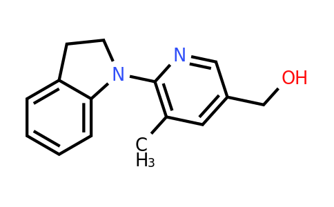 CAS 1355203-58-5 | (6-(Indolin-1-yl)-5-methylpyridin-3-yl)methanol