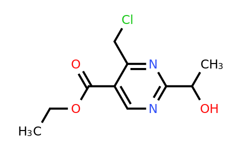 CAS 1355217-60-5 | Ethyl 4-(chloromethyl)-2-(1-hydroxyethyl)pyrimidine-5-carboxylate