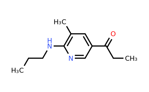 CAS 1355217-64-9 | 1-(5-Methyl-6-(propylamino)pyridin-3-yl)propan-1-one