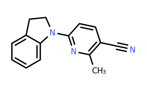 CAS 1355217-69-4 | 6-(Indolin-1-yl)-2-methylnicotinonitrile