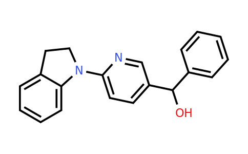 CAS 1355219-50-9 | (6-(Indolin-1-yl)pyridin-3-yl)(phenyl)methanol