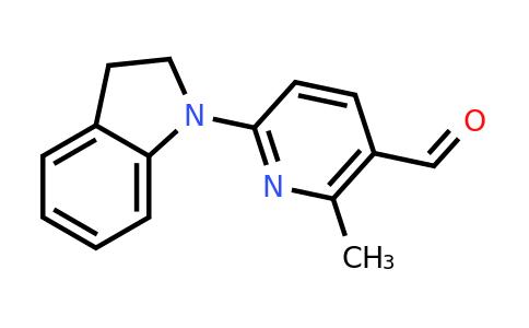CAS 1355219-62-3 | 6-(Indolin-1-yl)-2-methylnicotinaldehyde