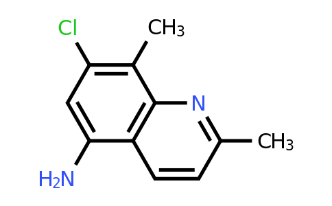 CAS 1355223-80-1 | 7-Chloro-2,8-dimethylquinolin-5-amine