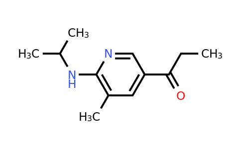 CAS 1355223-86-7 | 1-(6-(Isopropylamino)-5-methylpyridin-3-yl)propan-1-one