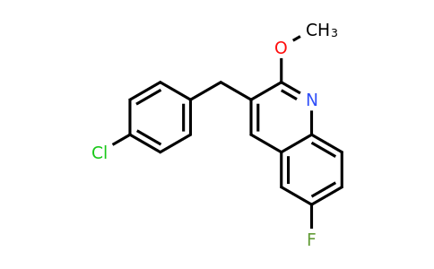 CAS 1355229-67-2 | 3-(4-Chlorobenzyl)-6-fluoro-2-methoxyquinoline