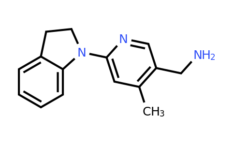 CAS 1355230-63-5 | (6-(Indolin-1-yl)-4-methylpyridin-3-yl)methanamine