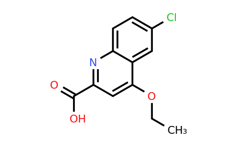 CAS 1355234-15-9 | 6-Chloro-4-ethoxyquinoline-2-carboxylic acid