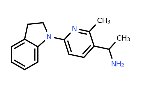 CAS 1355236-38-2 | 1-(6-(Indolin-1-yl)-2-methylpyridin-3-yl)ethanamine