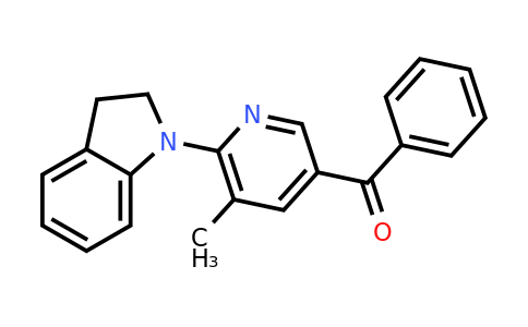 CAS 1355236-94-0 | (6-(Indolin-1-yl)-5-methylpyridin-3-yl)(phenyl)methanone