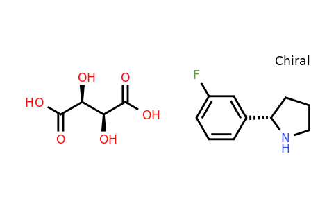 CAS 1355239-03-0 | (S)-2-(3-Fluorophenyl)pyrrolidine d-tartrate