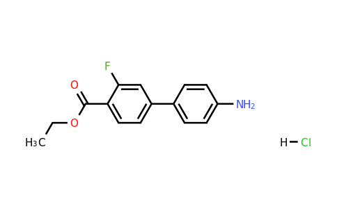 CAS 1355246-93-3 | Ethyl 4-(4-aminophenyl)-2-fluorobenzoate, HCl