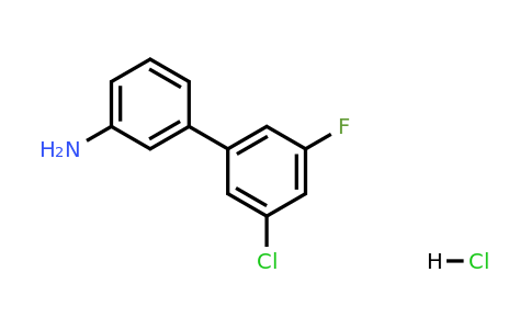 CAS 1355247-37-8 | 3-(3-Chloro-5-fluorophenyl)aniline, HCl