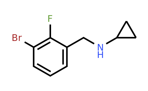 CAS 1355247-51-6 | 1-Bromo-2-fluoro-3-(cyclopropylaminomethyl)benzene
