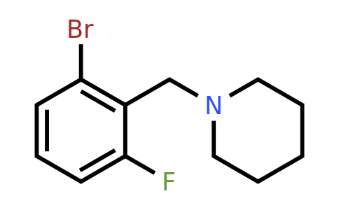 CAS 1355247-68-5 | 1-[(2-Bromo-6-fluorophenyl)methyl]piperidine