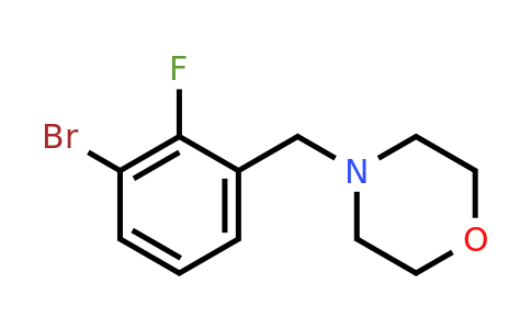 CAS 1355247-75-4 | 1-Bromo-2-fluoro-3-(morpholinomethyl)benzene