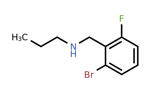 CAS 1355248-10-0 | N-(2-Bromo-6-fluorobenzyl)propan-1-amine