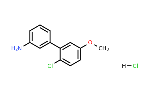 CAS 1355248-17-7 | 3-(2-Chloro-5-methoxyphenyl)aniline, HCl